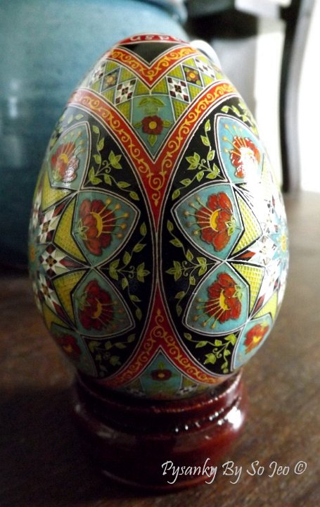 Over The Rainbow Ukrainian Easter Egg Pysanky By So Jeo